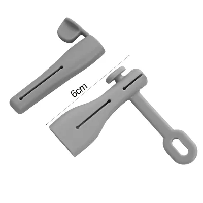 Produktbild von 2PCS -Kabelschutzhülle Universal Silikondatenkabelschutz langlebiger flexibler Kabelhülle für Zuhause-Grau