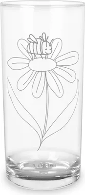 Produktbild von Mr. & Mrs. Panda Tumbler Hummel Blume 400 ml - Transparent - Geschenk, Saftglas, Wasserglas, Wespe, Trinkglas, Biene, Cocktailglas, Glas, Hummeln, Natur, Lustige Sprüche