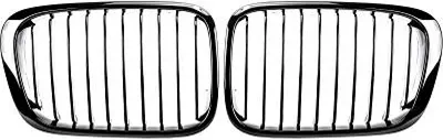 Produktbild von DIEDERICHS 1214641 Kühlergrill Frontgrill für BMW 3 Limousine (E46) Schwarz Glänzend