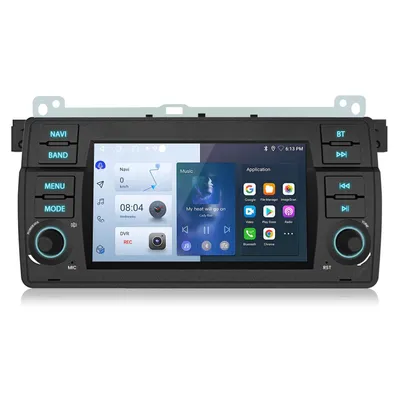 Image de Android13 Carplay 2+64G pour BMW E46 1998-2006 Navi 7''Autoradio 4Kern GPS BT WIFI DAB+ SWC RDS DSP