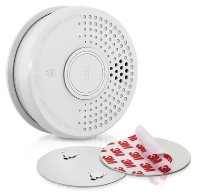 Obrázok produktu pre SHD by OneConcept Dymový hlásič s magnetickým držiakom, 1x mini dymový hlásič, požiarny hlásič s batériou, dymový hlásič do kuchyne, kancelárie, karavanu, optický senzorový požiarny hlásič s funkciou testovania a stlmenia