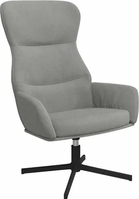 Produktbild von vidaXL Relaxsessel Hellgrau Samt