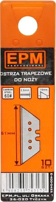 Produktbild von Ostrza Trapezowe 10 Sztuk - E-400-0422