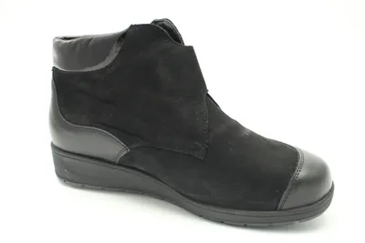 Produktbild von WALDLÄUFER Damen  Schnürstiefel & Boots ungefüttert schwarz Gr. 41/2