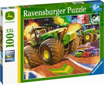 Image de RAVENSBURGER Puzzle John Deer : Grandes roues XXL 100 pièces