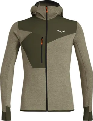 Produktbild von Kapuzenshirt Puez 2 Dry Herren - Salewa, Farbe:5286-dark olive melange/0910, Größe:56/XXXL