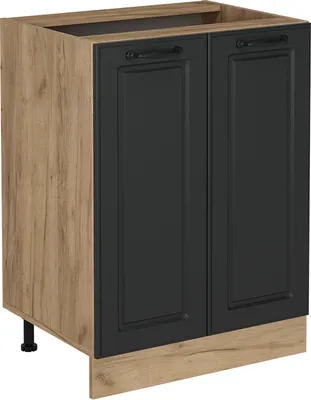 Produktbild von Küchenunterschrank Vicco R-Line Anthrazit Landhaus 60 cm ohne Arbeitsplatte, Model 53731