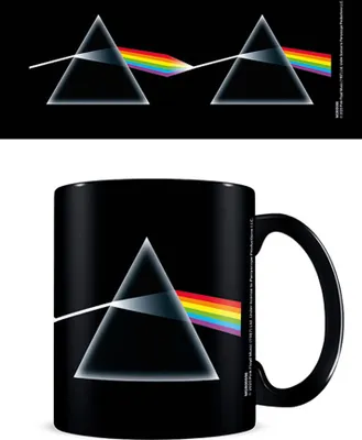 Produktbild von Pink Floyd - Dark Side Of The Moon black - Keramik Tasse - Größe Ø8,5 H9,5 cm