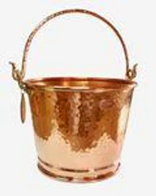 Produktbild von "CopperGarden®" 8 Liter Kupfereimer | Eimer aus Kupfer