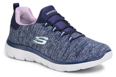 Produktbild von Skechers Summits – Quick Getaway 12983-NVPR Damen Slip-on Sneaker mit Memory Foam, Navy/Lila 39,5 EU