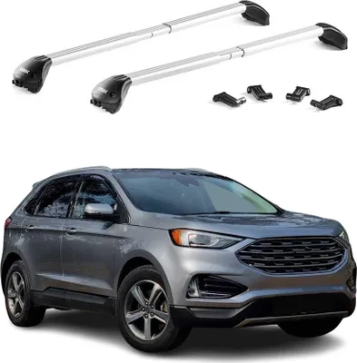 Produktbild von Dachträger Grundträger für Ford Edge 2016-2022 Aluminium Silber 2 tlg ABE