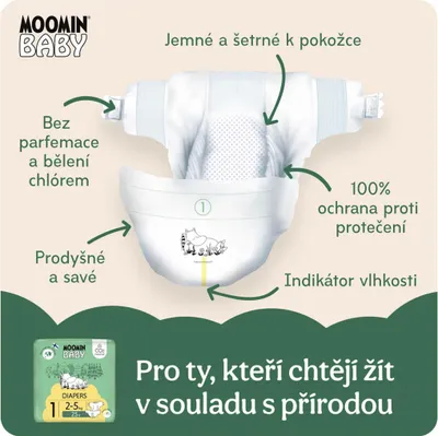 Image de Mumin Baby 1 nouveau-né 2-5 kg (25 ks)