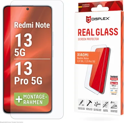 Produktbild von DISPLEX Real Glass Xiaomi Redmi N. 13 5G/13 Pro 5G