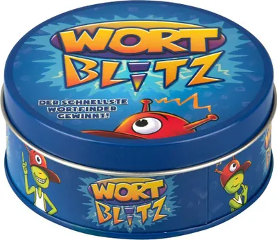 Produktbild von Wortblitz von HCM Kinzel – Das rasante Familien-Kartenspiel für Schnelldenker und Wortakrobaten, ideal als Lernspiel und für Partys