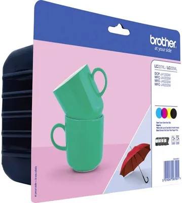 Immagine prodotto di Brother LC227XL/225XL - confezione da 4 pezzi - nero, giallo, ciano, magenta
