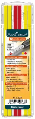 Produktbild von Pica BIG Dry 12 x Ersatzminen Sommer Set 8 x Gelb 4 x Rot
