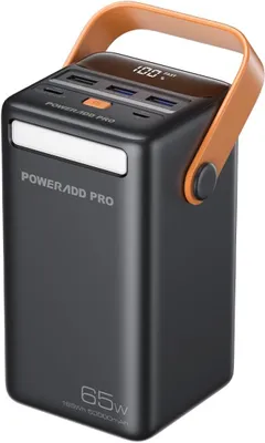 Produktbild von Powerbank, 50000mAh PD 65W USB C Power Bank, Schnellladung Externer Akku für Laptop MacBook Handy Samsung Google LG Drohne