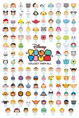 Immagine prodotto di Disney - Tsum Tsum - Collezionali tutti Stampa poster - Dimensioni 61x91,5 cm