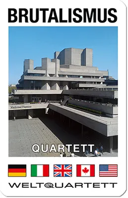 Produktbild von Brutalismus-Quartett: Betonbauten des 20. Jahrhunderts – DE