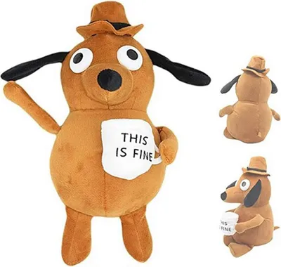 Obrázok produktu pre Plush bábika to je pekný pes roztomilý kávová hračka na narodeniny party Darčekový pes