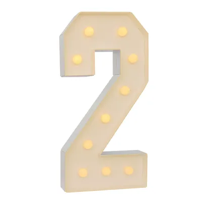 Image de 100cm numéro lumineux-2 anniversaire décoration de fête 2000-3000K