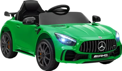 Zdjęcie produktu dla Samochód elektryczny dla dzieci AIYAPLAY 12 V z pilotem 2.4G, z klaksonem, MP3, muzyką, łagodnym startem, funkcją cofania, prędkość 3-5 km/h, pojazd elektryczny dla dzieci w wieku 3-6 lat, kolor zielony