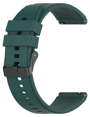 Obrázek produktu pro Techsuit – řemínek Watchband 20 mm (W026) pro Samsung Galaxy Watch 4 / 5 / Active 2, Huawei Watch GT 3 (42 mm) / GT 3 Pro (43 mm) – tmavě zelený