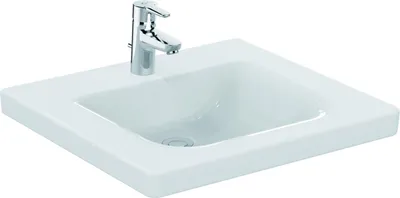 Produktbild von Waschtisch CONNECT FREEDOM ufahrb. o ÜL 800x555x165mm weiß 800 x 555 x 165 mm weiß