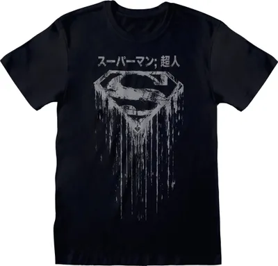 Obrázok produktu pre Superman - Tričko pre mužov/dámy Uni HE374 (XL) (čierne)