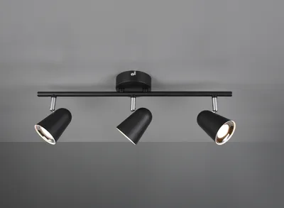 Produktbild von Reality Leuchten Strahler TOULOUSE BHT 48x17x9 cm schwarz Deckenspot