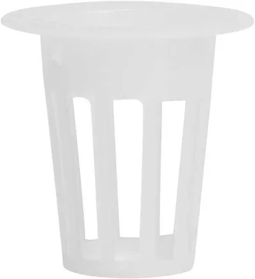 Produktbild von Hydrocultuur-Pflanztopf - 100 Stück für Bodenlose Pflanzen - Garten Gemüsepflanzen - Weiss