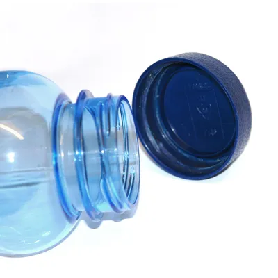 Produktbild von blauer Ersatzdeckel für Trinkflasche
