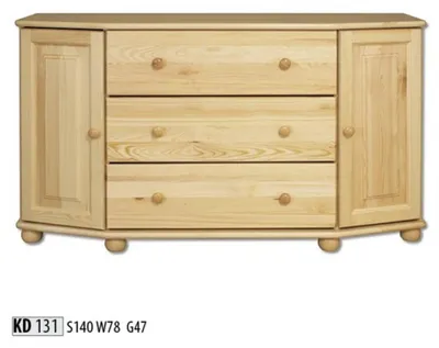 Produktbild von Massive Kommode Sideboard Möbel Echtholz Schränke Neu Anrichte Kommoden Schrank