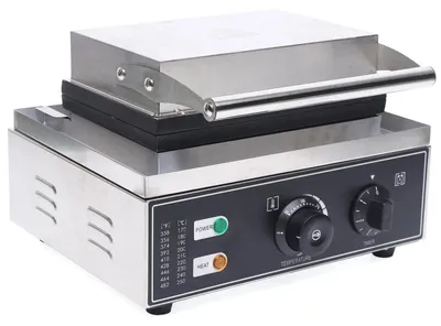 Produktbild von Donut Maker/Donutmaschine - PB-12T - 12 Formen - 1550 W - Beidseitige Heizung - Antihaftbeschichtung - Edelstahl/Aluminium - EU-Stecker - Violett
