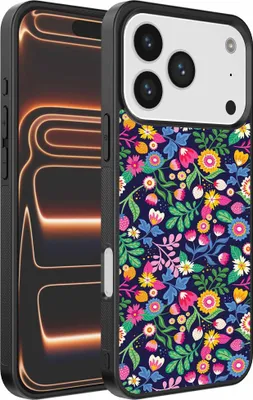 Obrázek produktu pro Vhodné pro iPhone 17 Pro Max Pouzdro na telefon s květinovým potiskem - TPU zadní kryt pouzdro květinový design - Smartphonica