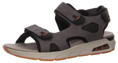Produktbild von Rieker Tieffußbett Sandaletten in grau, Gr. 43