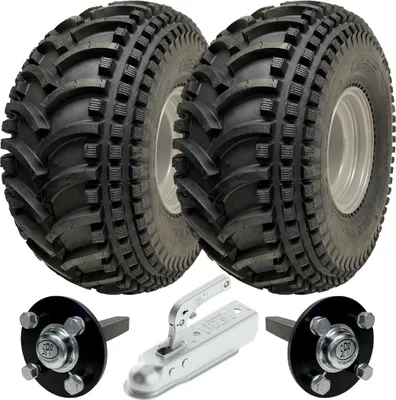 Obrázok produktu pre 22x11.00-8 Otvorený stred P308 Súprava kolies prívesu ATV Nápravy a záves Nosnosť 310 kg