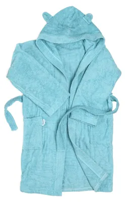 Immagine prodotto di Ti TIN, accappatoio unisex per bambini, modello 512127, colore blu cielo, taglia adatta a bambini di circa 12 anni