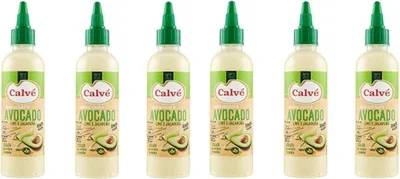 Produktbild von 6x Calvé Salsa al gusto di Avocado Lime e Jalapeño Avocadosoße glutenfrei Sauce ideal für gemüse und salate 215ml