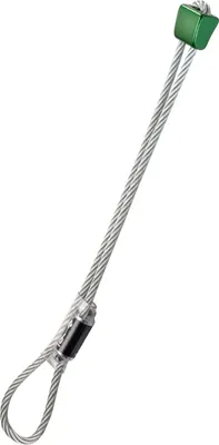 Klemmgerät "Stopper" von Black Diamond; aus Metall mit grünem Kopf; geeignet für Big Wall Klettern.