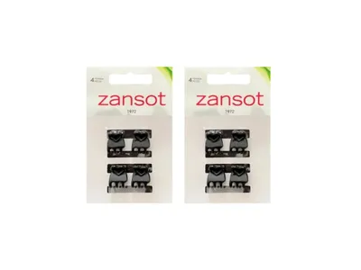 Obrázok produktu pre Zansot, sponka do vlasov, 1,5 cm, lesklá, čierna, 2 kusy