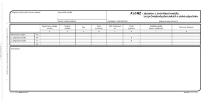 Produktbild von Tiskopis Alonž Optys, 297x140 mm, 100 listů