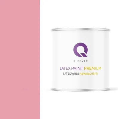 Produktbild von Latexfarbe Abwaschbar | Rosa 2 L | Innenfarbe | Wandfarbe | Deckenfarbe | Klasse 2 Mattfarbe Für Allergiker Scheuerfest Geruchlos Frei