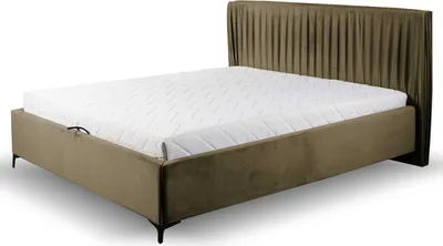 Produktbild von Modernes Bett Design Betten Holz Textil Schlafzimmer Bettgestell
