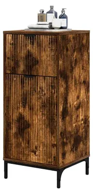 Produktbild von Badezimmerschrank Rüchereiche 39,5 x 36 x 88 cm Holzwerkstoff