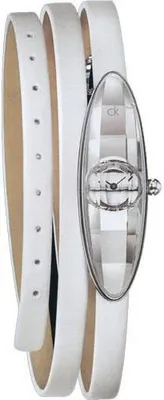 Produktbild von Calvin Klein Damenuhr Edelstahl Lederband Silber K3926176