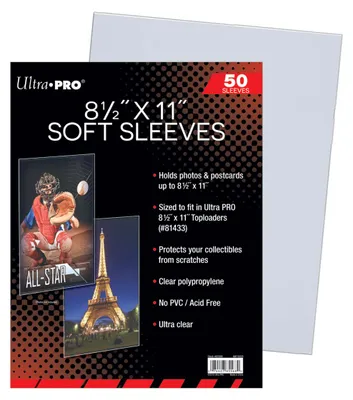 Produktbild von Ultra Pro - Soft Sleeves 8-1/2" x 11" (50)