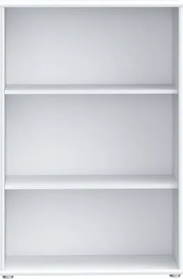 Produktbild von Regal >TEMPRA2< 2 Böden, in Weiss - 73,7x111,1x34,8cm (BxHxT)