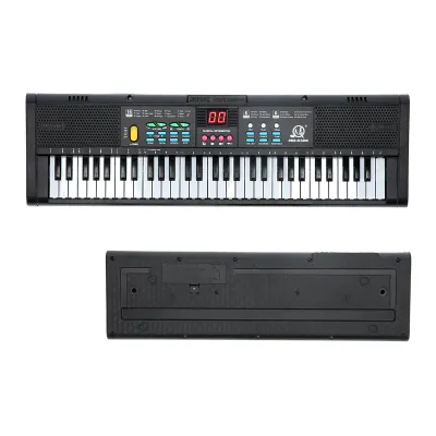 Produktbild von Kinder-Keyboard-Klavierinstrument 61 Tasten Elektrisch Digital Multifunktionales Kinderinstrument mit Mikrofon MQ6186