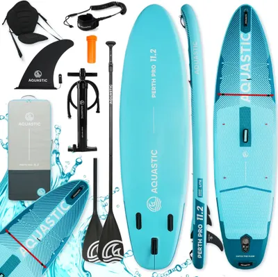 Produktbild von Board Sup Aquastic Perth Pro Allround 340Cm Drop Stitch, Mit Paddel Und Pumpe